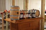 moonshine kegs and Clover Meadow wine.JPG